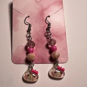 Hello Kitty Dangle Earrings